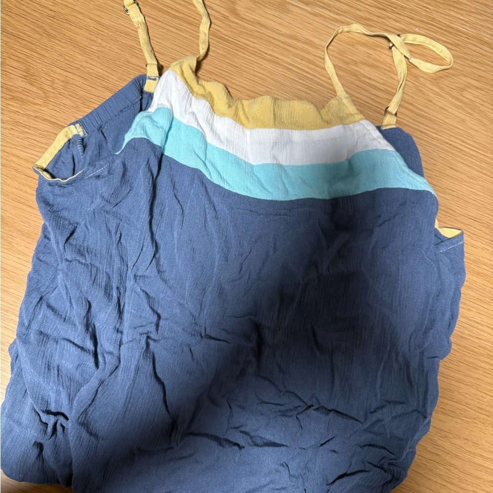 O'Neill Blue and Yellow Women’s tank top